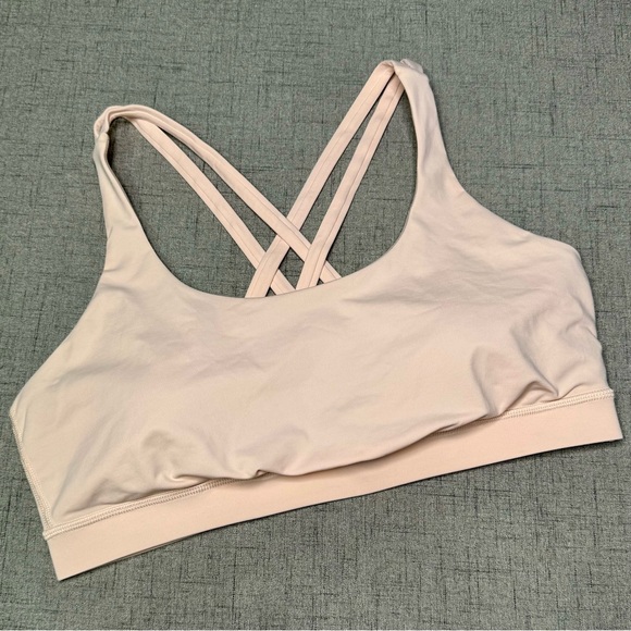 Lululemon Energy Sports Bra Strappy Back Size 12 - Picture 4 of 7